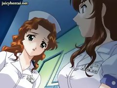 Anime cutie masturbating her pussy