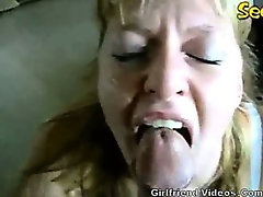 Wife Cummed In Mouth & Face