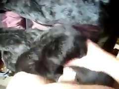 Cumshot on my rabbit fur coat