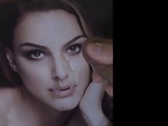 Natalie Portman gets another facial cum pic tribute