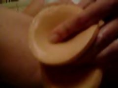 Wife masturbating, orgasm and gaping