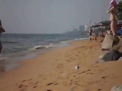 Rus Public Masturb BEACH Flash Watching GIRLS 64 - NV