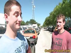 Horny Dudes having Gay Sex in the Public part2