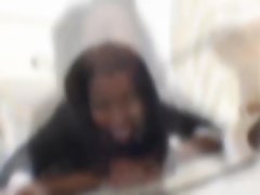 Huge titty ebony slut fucked hard