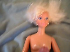 My Size Barbie Photoshoot Facial Cumshot