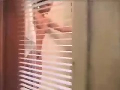 Fake window shower voyeur
