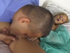 Blonde patient's recovery is speedy thanks to big cock