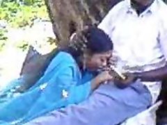 Indian cocksucking in park