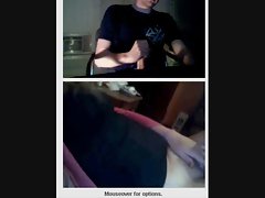 Juicy Omegle girl shows off