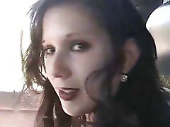 Gina The Cute Amateur Emo Teen Car Fun