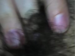 Masturbating Hairy Pussy