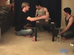 Super hot gay teens having a game party gay porn