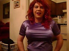 Little-dicked crossdressing sissy