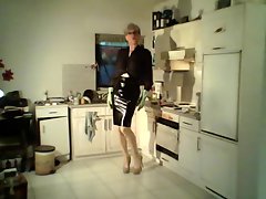 latex rubber asshole fetish shemale Mum whore high heels